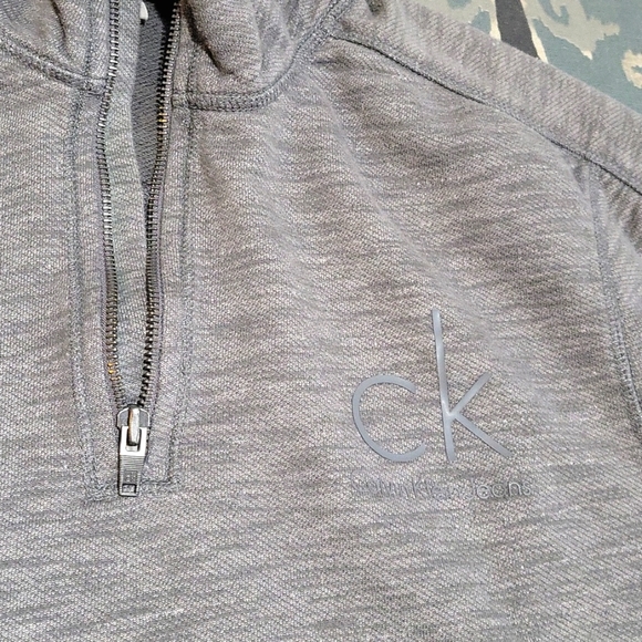 Calvin Klein long sleeve knit with zipper, GUC! Unisex, size large🎉🎊 - Picture 11 of 11